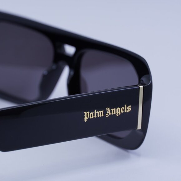 Palm Angels PERI102 WILLOW 1007 Sunglasses Black Rectangle Frame, Grey Lenses main image 4